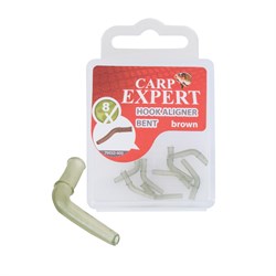Кембрик для крючка Carp Expert Hook Aligner Bent Brown 8ш/уп - фото 50633