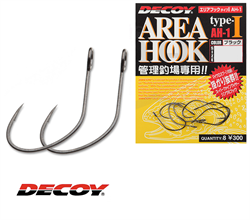 Крючки Одинарные Decoy AH-1 Area Hook Type-I #6 8шт/уп - фото 50699