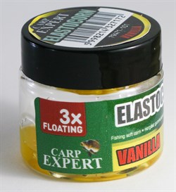 Кукуруза Плавающая Carp Expert ElastoCorn Yellow - Vanilla Maxi 8шт/уп - фото 51105