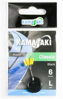 Стопор Kamasaki Classic Stopper Yellow L 6шт/уп - фото 51114