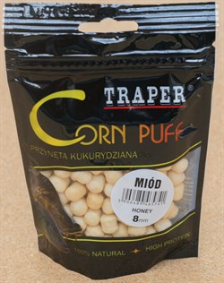Насадка Traper Corn Puff Плавающая Воздушная кукуруза Мёд 8мм 20гр - фото 53521