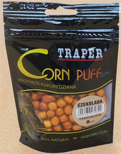 Насадка Traper Corn Puff Плавающая Воздушная кукуруза Шоколад 8мм 20гр - фото 53525