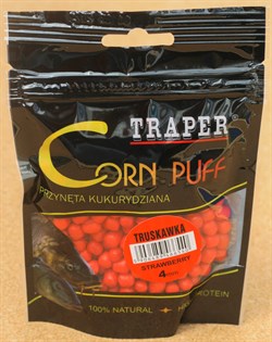 Насадка Traper Corn Puff Плавающая Воздушная кукуруза Клубника 4мм 20гр - фото 53551