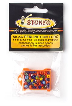 Набор разноразмерных цветных бусин Stonfo Small Miscellaneous Sizes Beads - фото 54265
