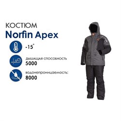 Костюм зимний Norfin Apex 00 размер XS - фото 55285