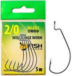 Крючки Офсетные Fish Season Wide Range Worm 1 - фото 55568
