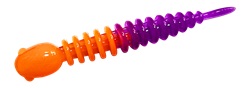 Резина Trout Bait Chub 65, Сыр, цвет 25 Orange-Purple - фото 59326