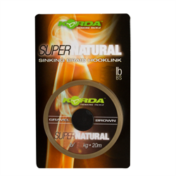 Поводковый материал Korda Super Natural Gravel Brown 18lb 20м - фото 60611