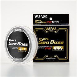 Леска Плетёная Varivas Avani Sea Bass PE Si-X8 150м #1.2 25Lb/0,185мм - фото 65220