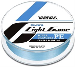 Леска Плетёная Varivas Light Game PE X4 Centermarking 150м #0.4 8,5Lb/0,104мм - фото 65223