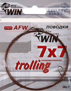 Поводок Win 7х7 (AFW) 18кг 50см 1шт/уп Trolling - фото 69299
