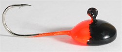 Джиг-таблетка FishGuru цвет красно-черный 3,5гр Крючок №4 2шт/уп - фото 72216