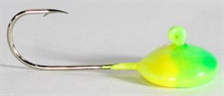 Джиг-таблетка FishGuru цвет жёлто-зелёный 3,5гр Крючок №2 2шт/уп - фото 72276