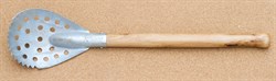 Черпак гальваника с деревянной ручкой большой - фото 72292
