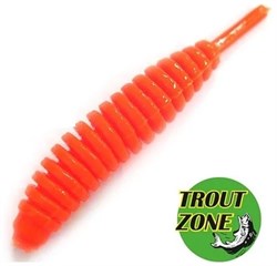 Приманка Trout Zone Ribber Pupa 58мм 7шт Сыр оранжевый - фото 72385