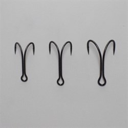 Крючки Двойные Vanfook DW-41B Premier Double Hooks Super Strong Wire #3/0 8шт/уп - фото 74024