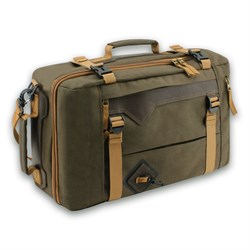 Сумка-рюкзак Aquatic С-28ТК с кожаными накладками цвет темно-коричневый - фото 75938