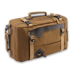 Сумка-рюкзак Aquatic С-28К с кожаными накладками цвет коричневый - фото 75959