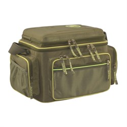 Термо-сумка Aquatic С-44Х с банками 18 шт. цвет хаки, размер 32х23х27 см. - фото 75966