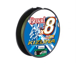Леска Плетёная Owner Kizuna X8 Broad PE green 135м 0,12мм 5,4кг - фото 77822
