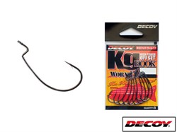Крючки Офсетные Decoy Worm 17 Kg Hook #1 9шт/уп - фото 82767