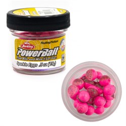 Икра Berkley PowerBait Floating Salmon Eggs Garlic Purple Pink чеснок - фото 84902