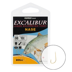 Крючки Excalibur Nase Bolo Gold 10 - фото 8910