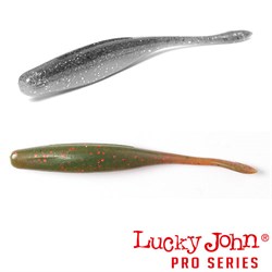 Мягкая приманка слаг Lucky John Hama Stick 3.5 9см цвет 085 9шт/уп - фото 89671