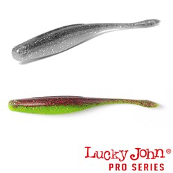 Мягкая приманка слаг Lucky John Hama Stick 3.5 9см цвет T44 9шт/уп - фото 89675