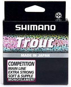Леска Shimano Trout Competition Mono 150м красная 0,12мм - фото 91950