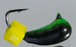 Банан 3 Чёрный+зелёный, Сырный кубик, 0,7гр 3шт - фото 92222