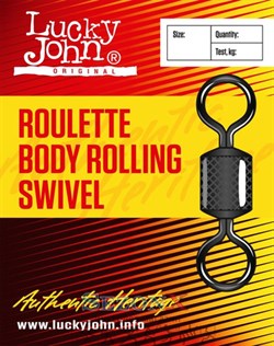 Вертлюжки Lucky John Roulette Body Rolling 43кг 10шт/уп LJP5107-002 - фото 97957