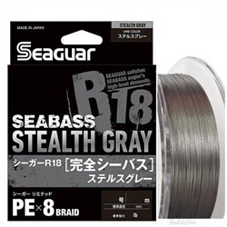 Леска Плетёная Seaguar X8 PE R18 Seabass Stealth Gray 200м #0.6 11Lb/0,128мм - фото 98238