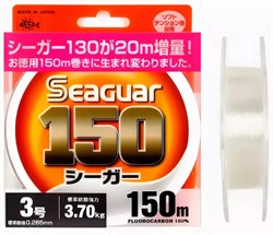 Леска флюорокарбон Seaguar Fluoro 150 150м #1.75 2,1кг/0,220мм - фото 98248