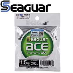 Леска флюорокарбон Seaguar Fluoro Ace 60м #1 1,5кг/0,165мм - фото 98264