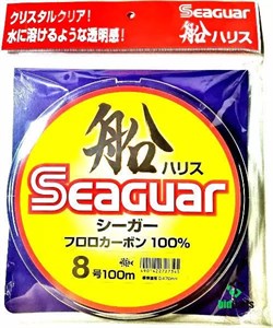 Леска флюорокарбон Seaguar Fluoro Fune Harisu 100м #1.5 0,205мм - фото 98296