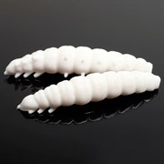 Мягкая приманка Libra Lures Larva 30 цвет 001-white 15шт/уп