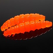 Мягкая приманка Libra Lures Larva 35 цвет 011-hot orange liited edition 12шт/уп