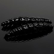 Мягкая приманка Libra Lures Larva 45 цвет 040-black 8шт/уп
