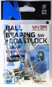 Вертлюги с застежкой Wonder BALL BEARING sw + COASTLOCK snap sea power,size #9, 110кг 2шт/уп