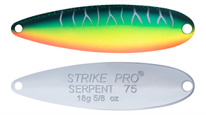 Блесна-незацепляйка колеблющаяся Strike Pro Serpent Single 65M 6,5см 14гр A223S-RP-CP