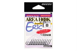 Крючки Одинарные Decoy AH-4 Area Hook Type IV Eric #8 12шт/уп