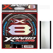 Леска Плетёная YGK X-Braid Fulldrag WX8 300м #3 (60LB) light grey