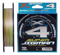 Леска Плетёная YGK X-Braid Super JigMan X4 200м #3 40lb multi