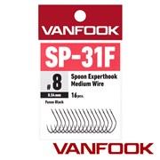 Крючки безбородые Vanfook SP-31F #6 Expert Spoon Hook 16шт/уп