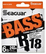 Леска флюорокарбон Seaguar R18 Fluoro Bass 240м #0.8 3Lb/0,148мм