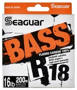 Леска флюорокарбон Seaguar R18 Fluoro Bass 200м #4 16Lb/0,330мм