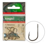 Крючки Kamasaki Carbon Hook P806BN #08 12шт/уп