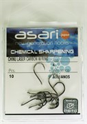 Крючки Asari Chinu Carbon Nickel №10 10шт/уп