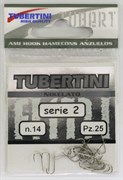 Крючки Tubertini series 2 Nikelato № 14 25шт/уп